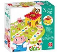 Goula 3 Little Pigs - Kids Board Games, Cooperative Games Ages 2 Years Plus | Beat the Wolf, Learn Teamwork & Early Learning Skills - Fun Puzzle Board Games for Children - For 1 to 4 Players