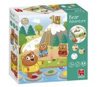 Goula Bear Adventure - Kids Board Games, Capture the Flag Game - Reach the Mountain & Develop Early Learning Skills - Fun Puzzle Board Games for Children - For 2 to 4 Players, Ages 3 Years Plus