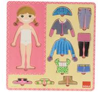 Goula Dress-up Girl Wooden Puzzle