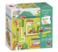 Goula - Hamsters 1-10 - Help Hamsters find their hiding place - Numbers learning game for the little ones - logic and mathematics - Ages 3+ - 2-4 Players