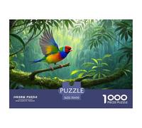 Gouldian Finch 1000 Piece Jigsaw Puzzle For Adults Challenging Game Stress Relief Puzzle Exercise The Memory of The Brain for The Whole for Women, Gifts for Men 70x50cm/1000pcs