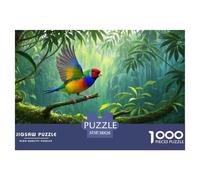 Gouldian Finch 1000 Pieces Jigsaw Puzzles For Adults Educational Games Stress Relieving Entertainment Cultivate The Spirit of Teamwork for The Whole for Women, Gifts for Men 38x26cm/100