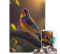Gouldian Finch Classic Wooden Puzzle for Adults, 300 Pieces | Visual matching and sorting - steady puzzle progress during indoor leisure.