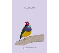 Gouldian Finch Notebook: 120 Pages, Ruled | 6×9 Inch Paperback | Perfect for Note-Taking, Journaling, or Recording Your Birdwatching ‘Life List’