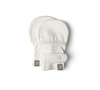 Goumimitts, Scratch Free Baby Mittens, Organic Soft Stay On Unisex Mittens, Cloud, Small