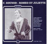 Gounod: Romeo Et Juliette [New York: February 1, 1947; Jussi Bjorling (Bjoerling), Bidu Sayao, John Brownlee, Nicola Moscona, Mimi Benzell, Claramae Turner, Thomas Hayward, Emil Cooper] [Remastered on the Great Opera Performances Label]