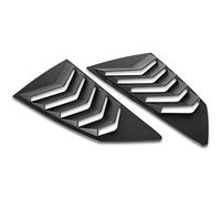Goupgo Side Window Louvers ABS Windshield Sun Shade Cover Compatible with Nissan R35 GTR GT-R in Lambo GT Style Matte Black (2PCS)