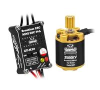 GOUPRC Upgrade 30A Brushless ESC & Outrunner Brushless Motor for 1/18 TRX4M/ Ascent-18 Redcat RC Crawler Car Buggy Trcuck