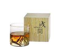 GOUQISHUI Japan 3D Mountain Whiskey Glass Glacier Old Fashioned Whisky Rock Glasses Whiskey-glass Wooden Gift Box Vodka Cup Wine Tumbler