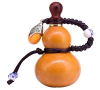 Gourd Bottle, 3 Inch Retro Mini Gourd, Pendant Natural Bottle, Dried Gourd Water Bottle, Chinese Pumpkin for Décor