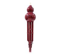 Gourd flute, Hulusi flute, bamboo wind instrument Chinese traditional bottle gourd silk in Chinese style for students, beginners stage show(Brown)