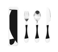 Gourd-Handle Cutlery Set - Elegant 3-Piece Knife, Fork & Spoon Trio with Premium Pp Plastic Handles & 430 Stainless Steel Heads - Perfect for Christmas, Parties, Picnics & Gifting