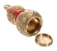 Gourd Ornaments Money Gourds Calabash Model Figurine House Gourd Statue Home Weird Stuff Tall Craft Knick Knot Decor Decorations Large Bowl Miniature Geode Outdoor Copper Golden