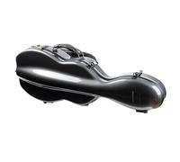 Gourd Shape Violin Case Black Dots 4/4 Size With Sheet Music Bag Code Lock Waterproof Hybrid Carbon Fiber Lightweight