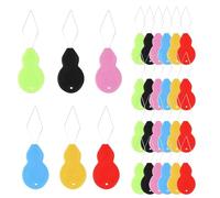 Gourd Shaped Needle Threaders 30 PCS, Plastic Needle Threaders Hand Sewings Small Needle Eye for Hand Sewing Cross Stitch Mending Clothing for Hand Sewing Cross Stitch Mending Clothing (6 Colors)