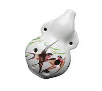 Gourd-shaped Ocarina 6-hole Ceramic Ocarina Musical Instrument Landscape Pattern Student Ocarina ocarina instrument (4)
