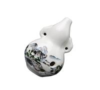 Gourd-shaped Ocarina 6-hole Ceramic Ocarina Musical Instrument Landscape Pattern Student Ocarina ocarina instrument (1)