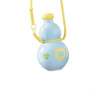 Gourd-Shaped Water Bottle, 880ml Capacity with Hanging Rope for Outdoor Sports, Portable and Lightweight Design, Ea-sy to Clean Wide Mouth, for Camping and Travel(Blue)