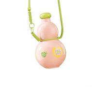 Gourd-Shaped Water Bottle, 880ml Capacity with Hanging Rope for Outdoor Sports, Portable and Lightweight Design, Ea-sy to Clean Wide Mouth, for Camping and Travel(Sakura)