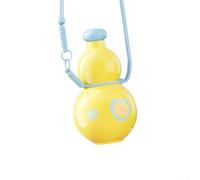 Gourd-Shaped Water Bottle, 880ml Capacity with Hanging Rope for Outdoor Sports, Portable and Lightweight Design, Ea-sy to Clean Wide Mouth, for Camping and Travel(Yellow)