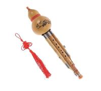 Gourd Silk Manual Musical Instruments Handmade Hulusi Wooden Chinese BB Key Hulusi Professional Hulusi(Style 1)