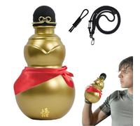 Gourd Water Bottle - 900ml Chinese Beverage Container,Travel Drink Jug | for Outdoor Enthusiasts Students Travelers Gardeners Hiking Camping Trips Yoga Class Picnics Beach