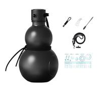 Gourd Water Bottle - 900ml Sports & Travel Bottle for Gym, Black M-YTH Monkey King Game Fan, Chinese Retro-Inspired Kits