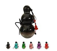 Gourd Water Bottle, Black Myth Gourd Sports Water Bottle, Unique Water Bottles, Durable Gourd Style Water Bottle Travel Water Bottle for Gym (Black)