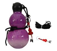 Gourd Water Bottle, Gourd Style Water Bottle, 800ml Gourd Sports Water Bottle, Chinese Retro Style, Suitable For Gym (Purple)