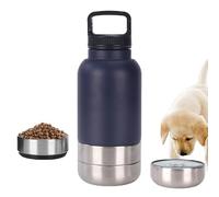 Gourde Pour Chien Portable Avec Bol Intégré | Bouteille D’Eau Pour Animaux De Compagnie En Plein Air | Distributeur D’Eau Anti-Fuite Pour Promenade, Voyage, Randonnée | Facile À Utiliser Et Transporte