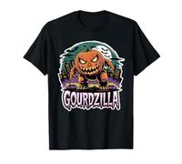 Gourdzilla Pumpkin Monster Halloween Funny Scary Costume T-Shirt