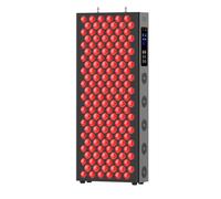 GOURIXIN Red Light Therapy for Full Body, 150 Dual Chips LEDs, 660nm & 850nm Red and Near Infrared Clinical Grade LED Panel with Touchscreen and Timer