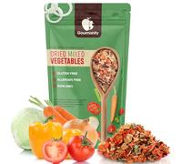 Gourmanity 0.5 kg Dehydrated Mixed Vegetables, All Natural, Dried Vegetable Soup Mix, Dried Ramen Vegetables, Dried Vegetables for Soup, Vegetable Soup Mix, Kosher