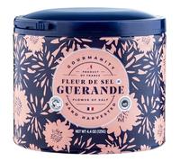 Gourmanity 4.4 oz Fleur De Sel De Guerande, Hand-harvested French Salt Fleur De Sel French Sea Salt, Fleur De Sol Sea Salt From France