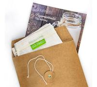 GOURMEO Nut Milk Bag, Cheese Cloth 100% Hemp Reusable Nut Milk, Almond Milk Bag & All Purpose Fine Mesh Strainer