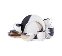Gourmet Basics by Mikasa Caden Dinnerware, 16 Piece Set, Assorted