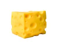 Gourmet Cheese Soft Stress Reliever, Slow-Rebound Sensory Fidget Toy, Malleable Cheese-Shaped Foam, Anxiety Alleviation Gift for Grownups(Square7*7cm,8Pack)
