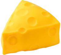 Gourmet Cheese Soft Stress Reliever, Slow-Rebound Sensory Fidget Toy, Malleable Cheese-Shaped Foam, Anxiety Alleviation Gift for Grownups(Triangle Cheese (7*6*4cm),2 Pack)