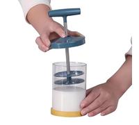 Gourmet Cream Maker - Manual Cream Whipper with Comfort Grip, Stainless Steel Dispenser | Baking Accessories for Kitchen, Handheld Whipped Tool for Salad, Dessert Toppings and More
