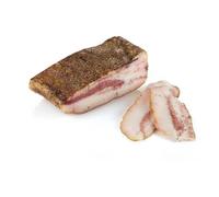 Gourmet Cured Pork Ch UANCIALE) With Insulated Thermal Packaging sourced from free-raised Italian pigs, gluten free, handcrafted product ideal for Carbonara and Amatriciana (0,400kg, 400, gram)