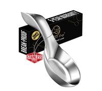 Gourmet Easy Break-Proof Stainless Steel Spoon Rest - Silver