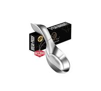 Gourmet Easy Break-Proof Stainless Steel Spoon Rest - Silver