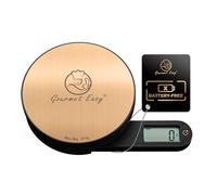 Gourmet Easy Dynamo Food Scale for Kitchen, Battery-Free Technology Kitchen Scale, Food Weight Scale, Weight in Grams & Ounces, Multifunctional Food Scale for Cooking, Baking & Meal Prep, Round