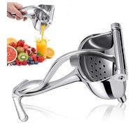 Gourmet Easy Hand Juicer Squeezer, Lemon Squeezers Aluminum | Multifunctional Fruit Manual Juicer Hand Press Juice Press Lemon Squeezer for Pressing Oranges Pomegranates