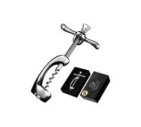 Gourmet Easy Stainless Steel Deluxe Wine Bottle Opener in Silver Gourmet Easy Silver