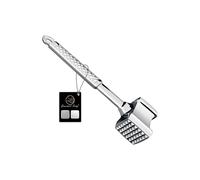 Gourmet Easy Stainless Steel Kitchen Hammer Tenderizer in Silver Gourmet Easy Silver