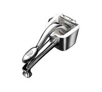Gourmet Easy Stainless Steel Manual Hand Juicer in Silver Gourmet Easy Silver