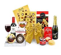Gourmet Food and Wine Gift Set - Coniston Gift Box with Prosecco, Red, Cheddar, Olives & Shortbread - Luxury Food & Wine Hamper for Him & Her, from Regency Hampers