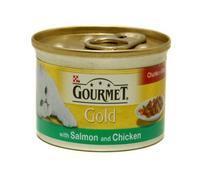 Gourmet Gold Can Salmon & Chicken Cig 85G (Pack Of 12)