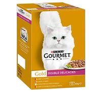 Gourmet Gold Double Delicacies Cat Food, 12 x 85g